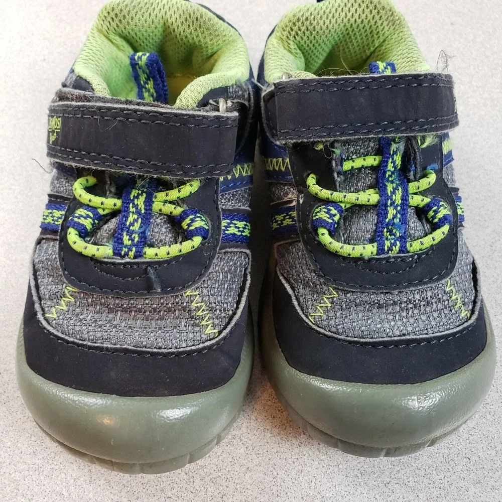 OshKosh B'Gosh Unisex Kids Garci-B Multicolor Lace Up Low Top Sneaker Shoes Sz 6